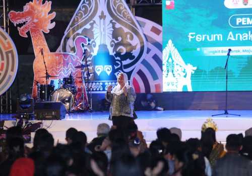 Buka Forum Anak Nasional, Mbak Ita Ingin Anak Indonesia Senang Selama di Semarang