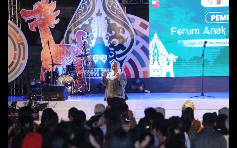 Buka Forum Anak Nasional, Mbak Ita Ingin Anak Indonesia Senang Selama di Semarang