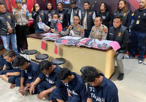 Polisi Amankan Belasan Pelaku Pengeroyokan di Meteseh Semarang