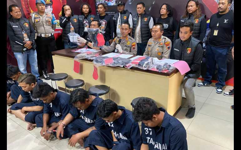 Polisi Amankan Belasan Pelaku Pengeroyokan di Meteseh Semarang
