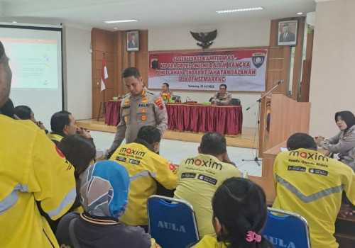 Polrestabes Semarang Bahas Konsep Keamanan dan Perlindungan Bersama Para Driver Ojol