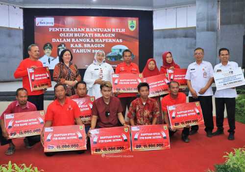 Bank Jateng Salurkan Dana CSR Rp 1,5 M untuk Penanganan RTLH di Sragen