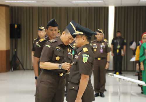 Lantik Direktur Penindakan, Jampidmil : Laksanakan Penegakan Hukum dan Penyelesaian Perkara secara Prosedural