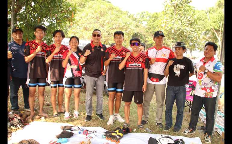 Dorong Semangat Atlet , Ketua KONI Kota Semarang Kunjungi Atlet Porprov 2023