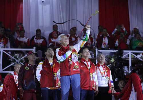 Buka Porprov XVI Jateng 2023, Ganjar Berpamitan