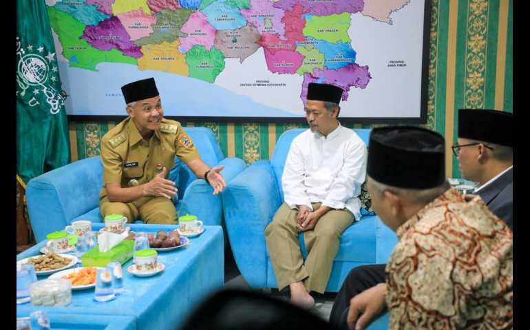 PWNU Jateng Nilai Ganjar Berhasil Jaga Situasi Kondusif Selama Dua Periode Menjabat