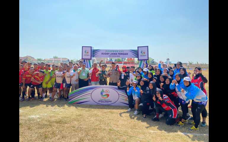 Diikuti Oleh 6 Putra dan 4 Tim Putri, Pertandingan Cabor Rugby Resmi Digelar