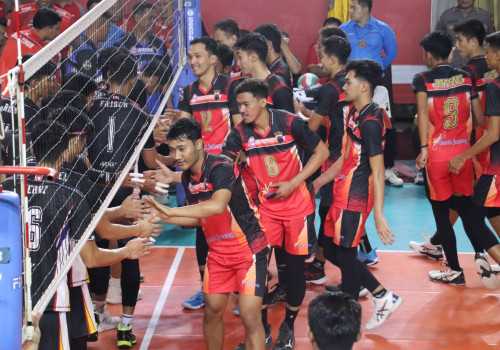 Kapolri Cup 2023 : Polda Jateng Memastikan Satu Tiket Ke Putaran 16 Besar Bola Voli