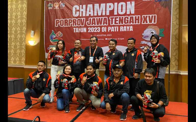 Porprov XVI Jateng 2023 : Cabur Catur Kota Semarang Sabet Dua Medali Emas