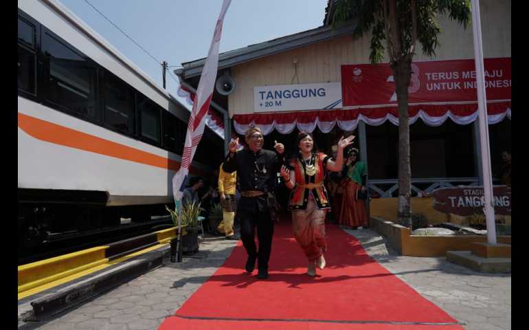 Peringati 156 Tahun Perjalanan Kereta Api Pertama di Indonesia,  KAI Daop 4 Semarang Napak Tilas ke Stasiun Tanggung