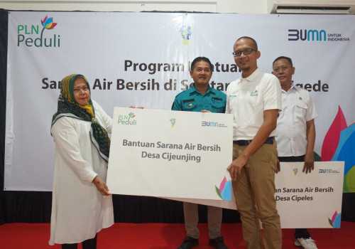 Peduli Kesejahteran Masyarakat, PLN berikan bantuan Sarana Air Bersih di Kabupaten Sumedang