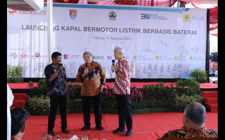 Dorong Transisi Energi, Ganjar Jadikan Cilacap Pilot Project Kapal Listrik