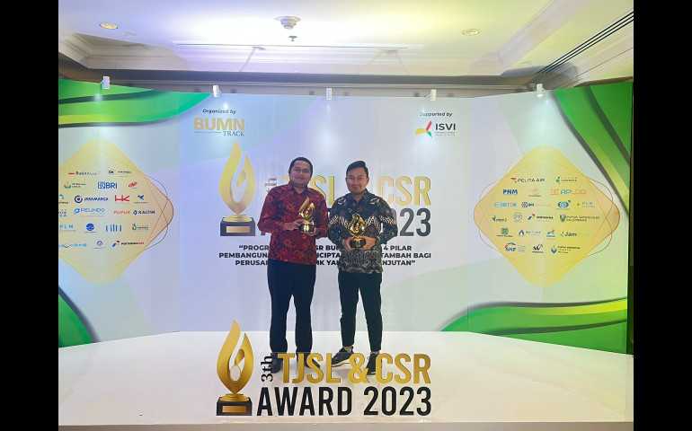 Pertamina Patra Niaga RJBT Raih Penghargaan Platinum dan Gold di Ajang TJSL & CSR Award 2023