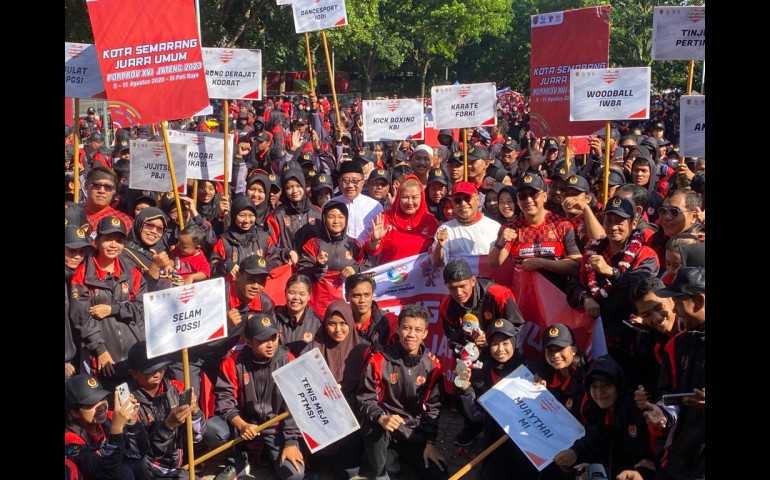 Pertahankan Gelar Juara Umum, Kota Semarang Berhasil Bawa Pulang 186 Medali Emas Porprov Jateng 2023
