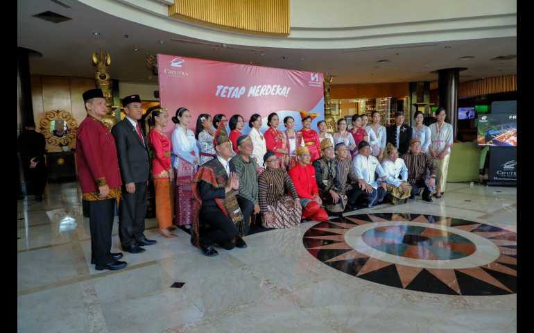 Peringati HUT Kemerdekaan RI ke 78, Hotel Ciputra Semarang Laksanakan Upacara Bendera