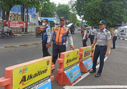 Jalan Veteran dan Kyai Saleh Semarang Resmi Diberlakukan Sistem Satu Arah