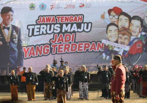 Upacara Hari Jadi ke-78 Jateng, Ganjar Sampaikan Pelurusan Sejarah Provinsi Jawa Tengah