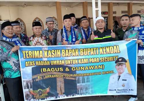 Senangnya Bagus dan Gunawan Bisa Berangkat Umrah Berkat Bupati Kendal