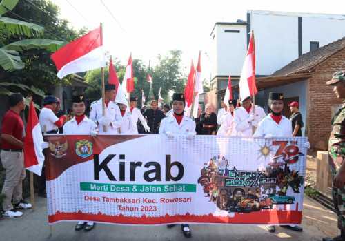 Gelar Kirab dan Jalan Sehat, Pemdes Tambaksari Kendal Berharap Berikan Energi Baru untuk Desa