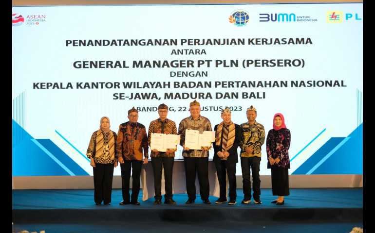 PLN Jalin Kesepakatan dengan Kementerian ATRBPN untuk Amankan Aset Tanah di Jawa Madura Bali