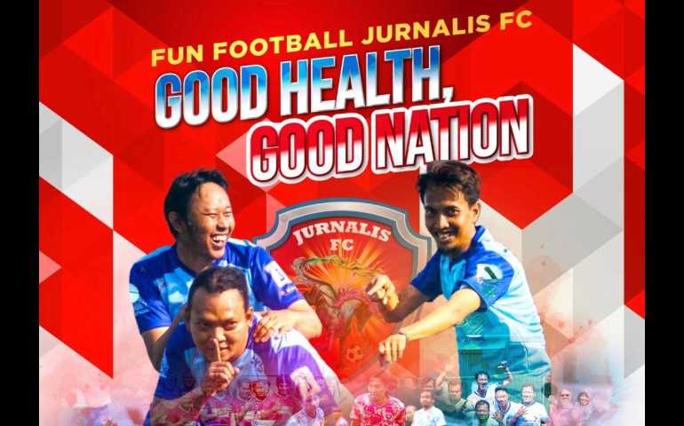 Gelar Fun Football Peringati HUT Kemerdekaan RI ke-78, Jurnalis FC Kota Semarang Libatkan Pemain Perempuan
