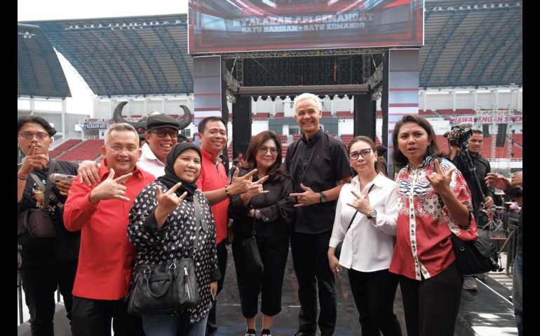 Ganjar dan Puan Siap Kobarkan Semangat Kader PDIP untuk Raih Hattrick Kemenangan