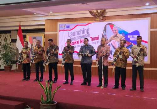 Pemprov Jateng Bersama Bank Jateng Luncurkan Implementasi Transaksi Non Tunai untuk Kemajuan Desa
