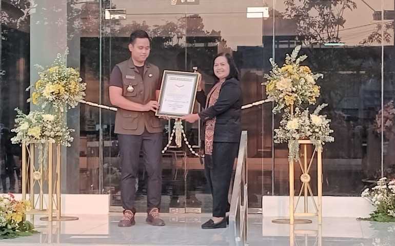 Berikan Ruang Kreativitas, Bupati Dico Resmikan Perpustakaan Daerah