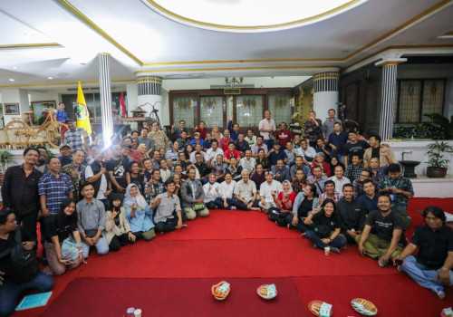 Di Akhir Masa Jabata, Ganjar Pranowo Pamitan dengan para Wartawan