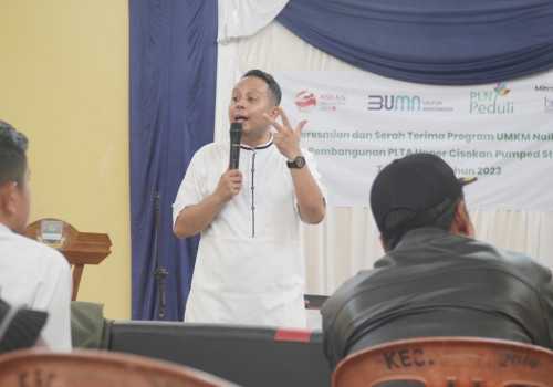 Lanjutkan Program Pengembangan UMKM, PLN UIP JBT Salurkan Lagi Bantuan Pelatihan UMKM kepada Warga di Sekitar Proyek PLTA Cisokan
