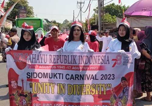 Karnaval HUT RI ke 78 Berlangsung Meriah, Camat Weleri Kendal Apresiasi Pemdes Sidomukti