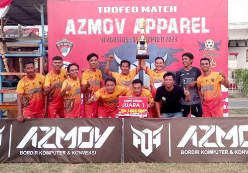 Turnamen Trofeo Azmov Apparel Cup Berhasil di Menangkan Tim Sepak Bola Kuda Laut Legend