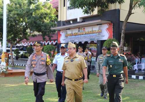 Polres Kendal Laksanakan Gelar Pasukan Operasi Zebra Candi tahun 2023