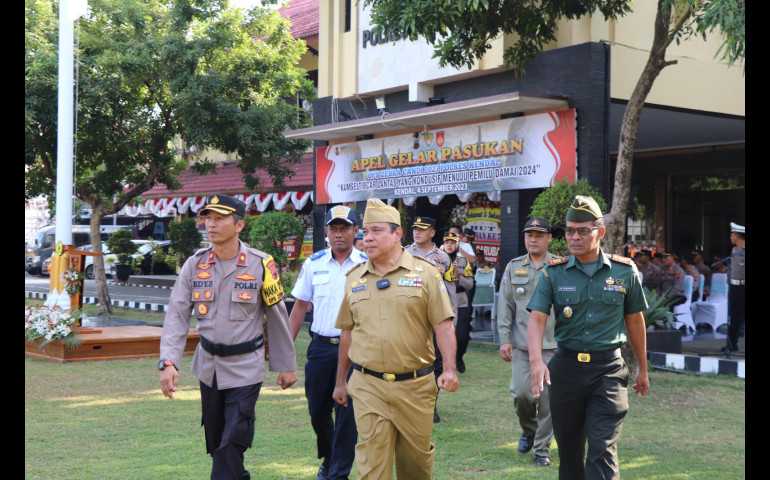 Polres Kendal Laksanakan Gelar Pasukan Operasi Zebra Candi tahun 2023