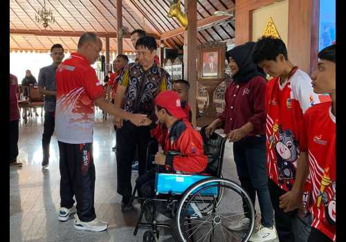 Sumbang 26 Atlet Peparprov IV Jateng, Wakil Bupati Banyumas :Kobarkan Spirit dan Semangat Juang