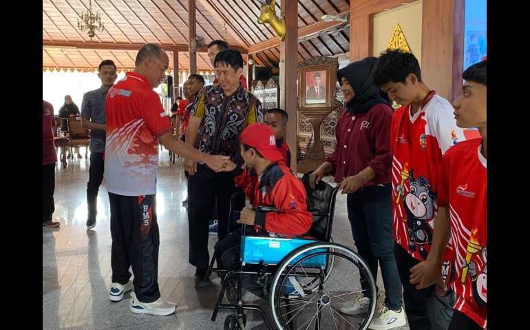 Sumbang 26 Atlet Peparprov IV Jateng, Wakil Bupati Banyumas :Kobarkan Spirit dan Semangat Juang