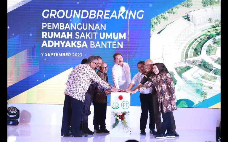 Groundbreaking  RSU Adhyaksa Banten, Jaksa Agung  Dukung Fungsi Kejaksaan  dalam Penyelenggaraan Kesehatan Yustisial