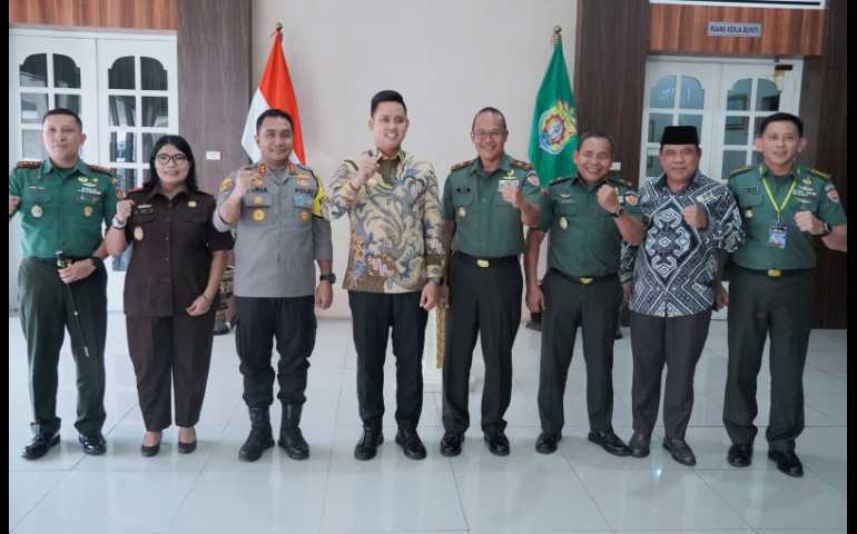 Terima Kunjungan Seskoad, Bupati Dico Harap Bisa Bantu Tingkatkan Kualitas Pelayanan