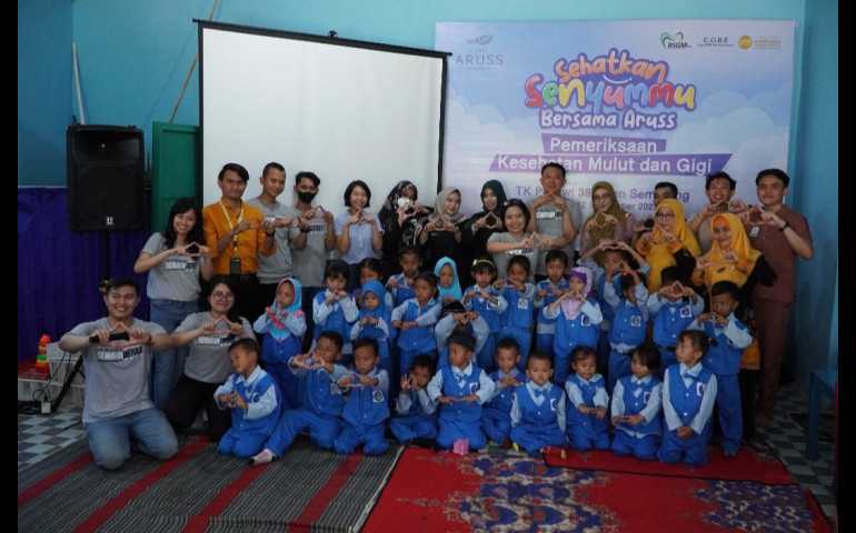 Hotel Aruss Semarang Ajak Siswa TK Pertiwi 38 Mijen Peduli Kesehatan Gigi dan Mulut