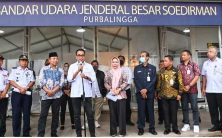Enam Kepala Daerah Blocking Seat, Bandara JB Soedirman Purbalingga Beroperasi Lagi