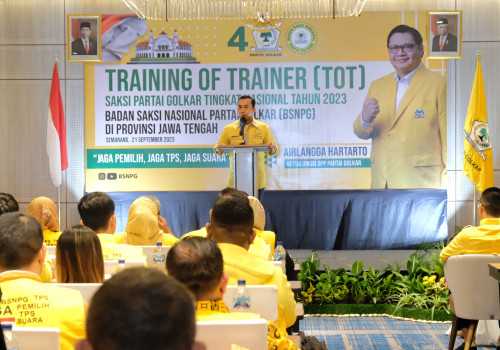 Kawal Pemilu 2024, Golkar Jateng Siapkan Saksi di Seluruh TPS