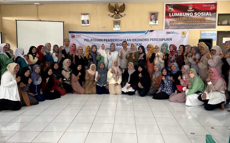 Perkuat Komunitas Perempuan di Kawasan Proyek PLTA Cisokan, PLN UIP JBT Lanjutkan Program Pemberdayaan