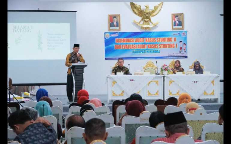 Fokus Turunkan Stunting, TPPS Kendal Laksanakan Diseminasi Audit Kasus Stunting II dan Evaluasi Kasus Stunting I