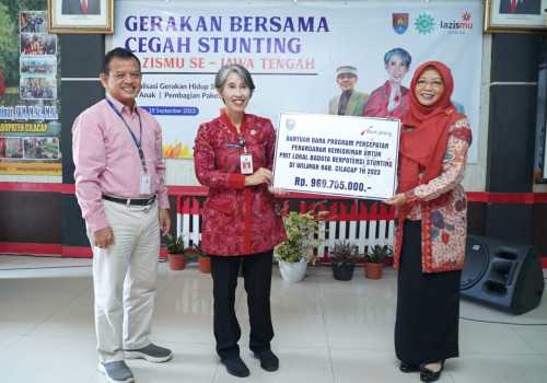 Bank Jateng Cabang Cilacap Kucurkan CSR Rp 969 Juta untuk Tangani Kemiskinan dan Stunting