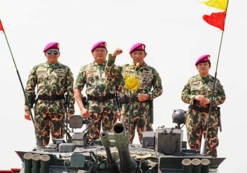 Peringatan HUT TNI ke 78, Kapolri Listyo Sigit Prabowo : TNI sebagai Patriot Jaga Kedaulatan dan Keutuhan NKRI