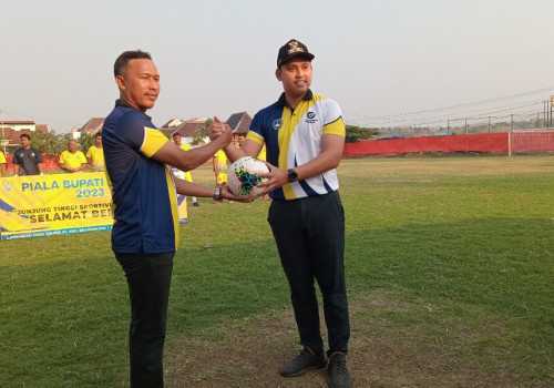 Diikuti 78 Club, Turnamen Sepak Bola Piala Bupati Cup ke 2 2023 Digelar di Dua Tempat