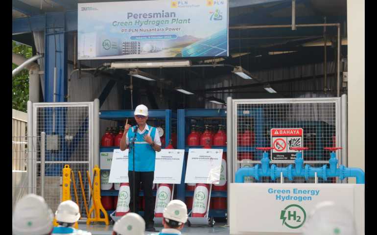 Pertama Di Indonesia, PLN Produksi Green Hydrogen 100 Persen Dari EBT Kapasitas 51 Ton Per Tahun