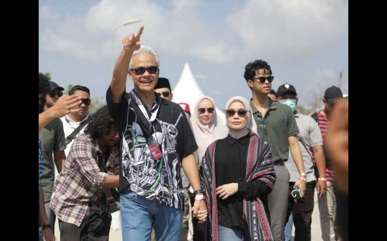 Presiden Jokowi Berhalangan Hadir MotoGP Mandalika, Penonton : Ganjarpun Jadi