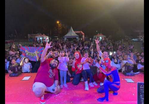 Ribuan Peserta Bergembira dalam Rahajeng Sunset Colour Run 2023