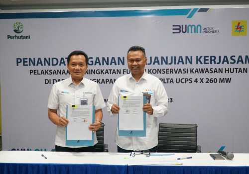 PLN dan Perhutani Sepakat Kerjasama Konservasi Hutan di Sekitar PLTA Cisokan